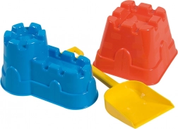 ANDRONI homokozó formák – várfalak lapáttal (vegyes színek)