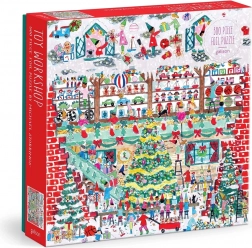 Foil Puzzle Michael Storrings Christmas Toy Workshop 500 Pieces