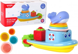 Water Toy Set Whale Boat Pyramid