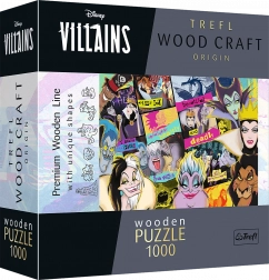 TREFL Wood Craft Origin Wooden Puzzle Disney: Villains Gathering 1000 pieces