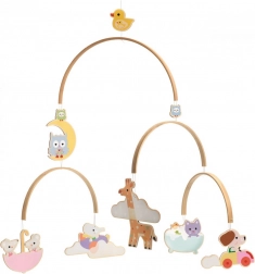 Curtain with Small Animals in the Clouds DJECO