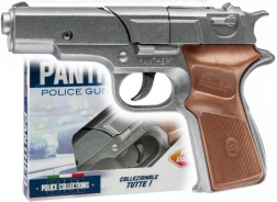 Metal Police Cap Gun PANTHER Silver, 8-shot