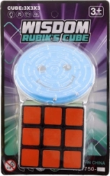 Sammenklappelig terning og hjernevrider-labyrint