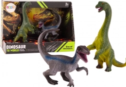 Dinosaur figure set – Brachiosaurus and Velociraptor (2 pcs)