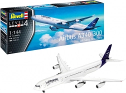 Modèle d'avion A340-300 Lufthansa nouveau design 1/144