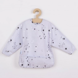 Detský podbradník–zástera s dlhým rukávom New Baby 45 × 36 cm