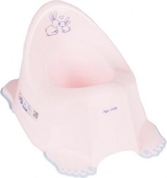 Vasino per bambini antiscivolo musicale Bunny – rosa