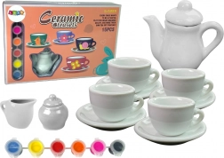 DIY malovací porcelánový set na čaj