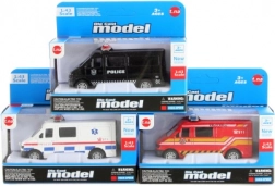 Kovinski reševalni avtomobilček na vztrajnik