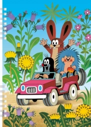 Zápisník A5 s Kroužkovou Vazbou - Krtek