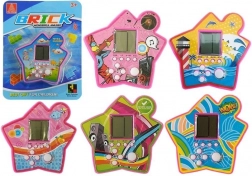 Žepna elektronska igra TETRIS v obliki zvezde – vijolična