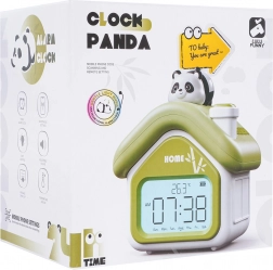 Kids’ Panda Alarm Clock with Night Light and Thermometer