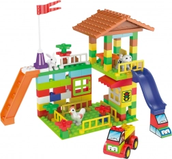 L-W Toys Junior Farm Blocks – building set for little ones, 120 pcs