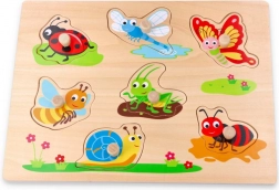 Wooden peg puzzle – Insects