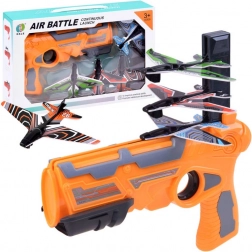 Children's Toy Plane Launcher Gun – Orange