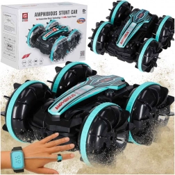 Voiture RC amphibie avec capteur de gestes 4x4, 2,4 GHz
