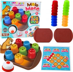 Mole Maze 2-in-1 Game – Speed Cups and Tic-Tac-Toe