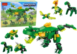 Dinosaur Building Blocks 6-in-1 DIY Dinosaur Set, 160 pieces.