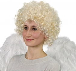 Parrucca corta angelica con ricci