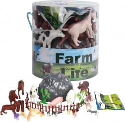 WOOPIE farm figurine set – 34 pieces