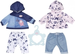 Baby Annabell outfit set for 43 cm dolls – 2 comfy sets with hoodie and pants