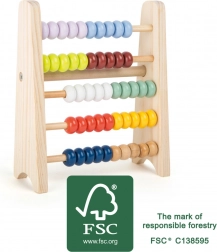 Wooden Abacus small foot Educate