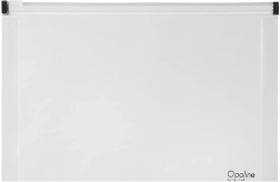 A4-es átlátszó, cipzáras tasak Opaline