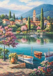 Afternoon by the Lake Puzzle 500 pieces