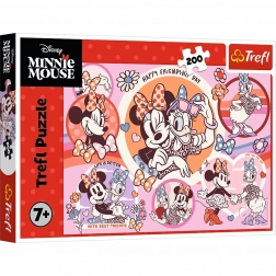 Puzzle 200 dílků – MINNIE MOUSE Zvyky