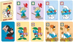 Old Maid Smurfs – card game in a 6 × 9 cm box