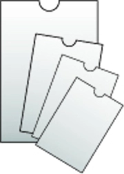 Transparent cover for hunting license 115x159mm