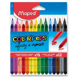 Maped Color'Peps Infinity színes ceruzák és Color'Peps Jungle filctollak
