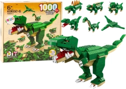 Kocke za slaganje dinosaura 6u1 DIY Dinosaur Set 1000 kom.