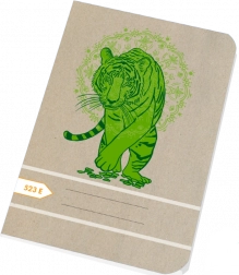 A5 school notebook with 12 mm lines – tiger