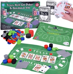 Kartaška igra Poker i Blackjack 2u1 set