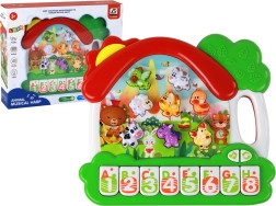 Organ Piano Keyboards Home Animals for Learning English Educational Panel