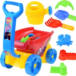 Set per sabbiera per bambini con carrellino e accessori di Spider-Man