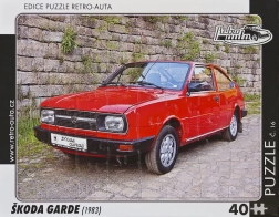 Puzzle RETRO-CARS Škoda Garde 40 pieces