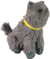 Interactive Plush Kitten – meows, moves head and tail