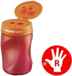 Ergonomic sharpener for right-handed STABILO EASYsharpener orange
