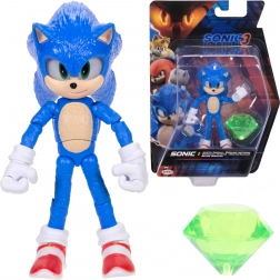 Figurka SONIC 3 ježek 12 cm se smaragdem