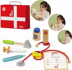 Fa orvosi készlet bőröndben VIGA