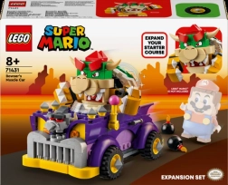 lego super mario la muscle car de bowser – set d’extension