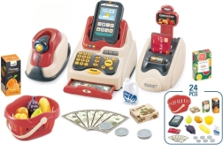 Shopping set for kids with sounds and lights