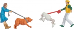 Noch Funny-Scenes Dog Encounter – H0 Figure Set