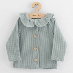 children's buttoned coat New Baby Laura grey 92