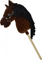 Steppos Premium hobby horse Lucky dark brown 70 cm