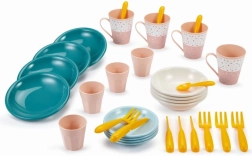 Colorful Plastic Picnic Dinnerware Set