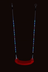 2Kids Toys kunststof verlichte schommel voor kinderen – rood