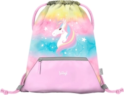 Baagl pose med lomme Rainbow Unicorn